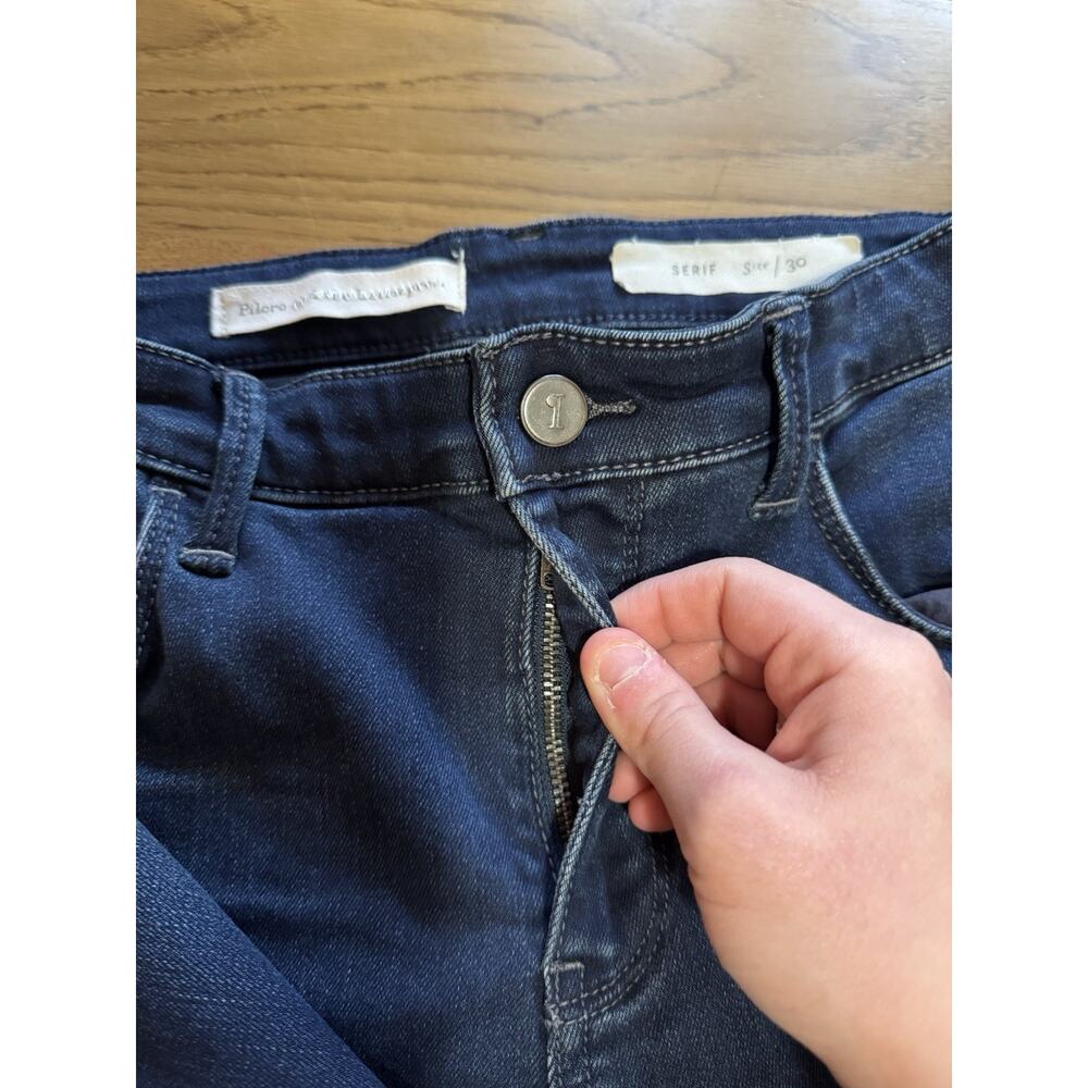 Anthropologie Pilcro And The Letterpress Women Size 30 Serif Jeans Skinny City - Picture 9 of 13